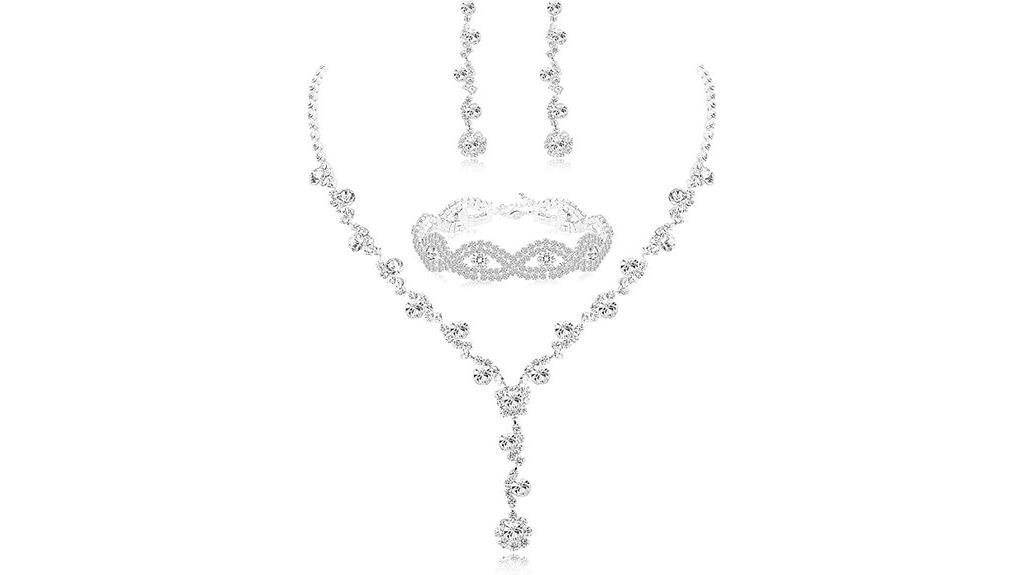 elegant bridesmaid jewelry set