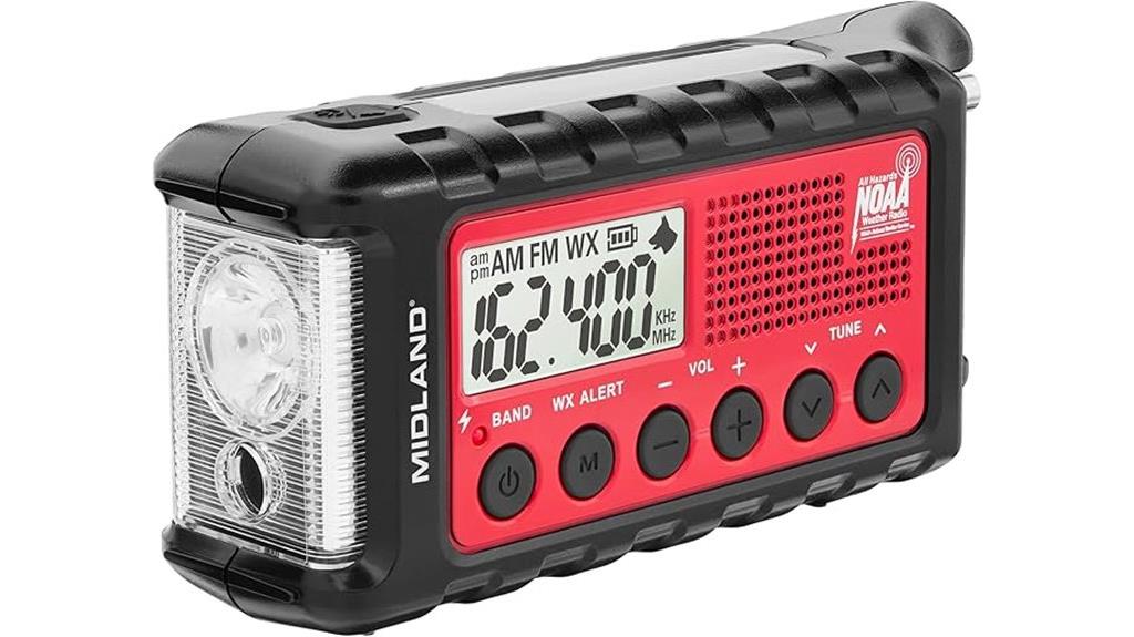 emergency crank weather radio