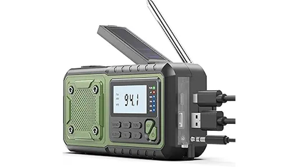 emergency radio with multiple features
