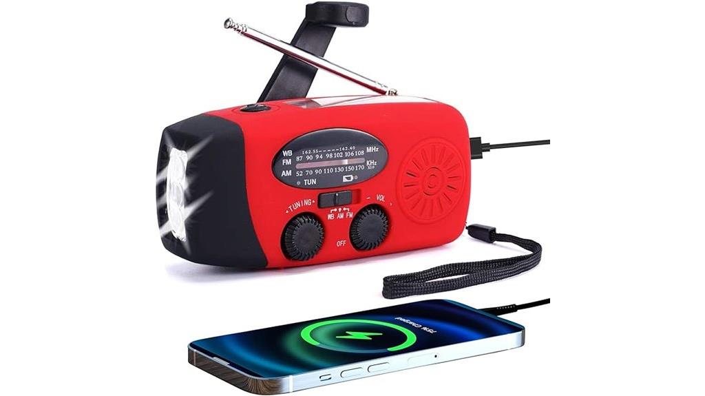 emergency radio with solar