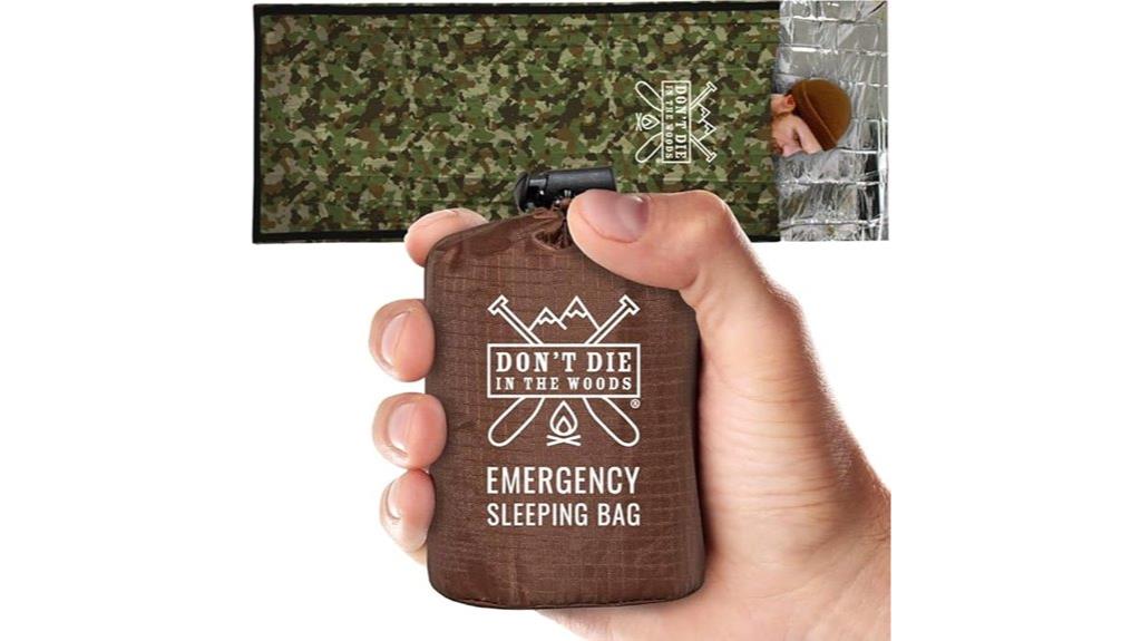 emergency survival sleeping bag