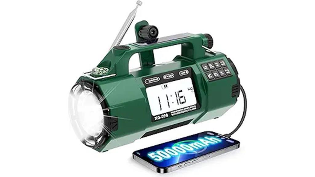 emergency weather radio with solar