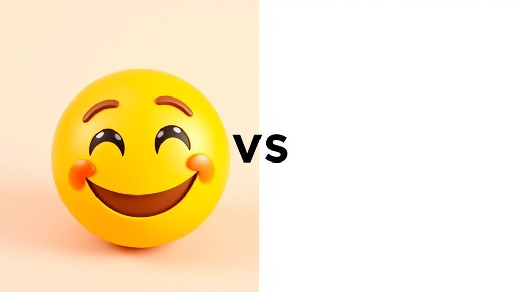 emoji and vs meanings