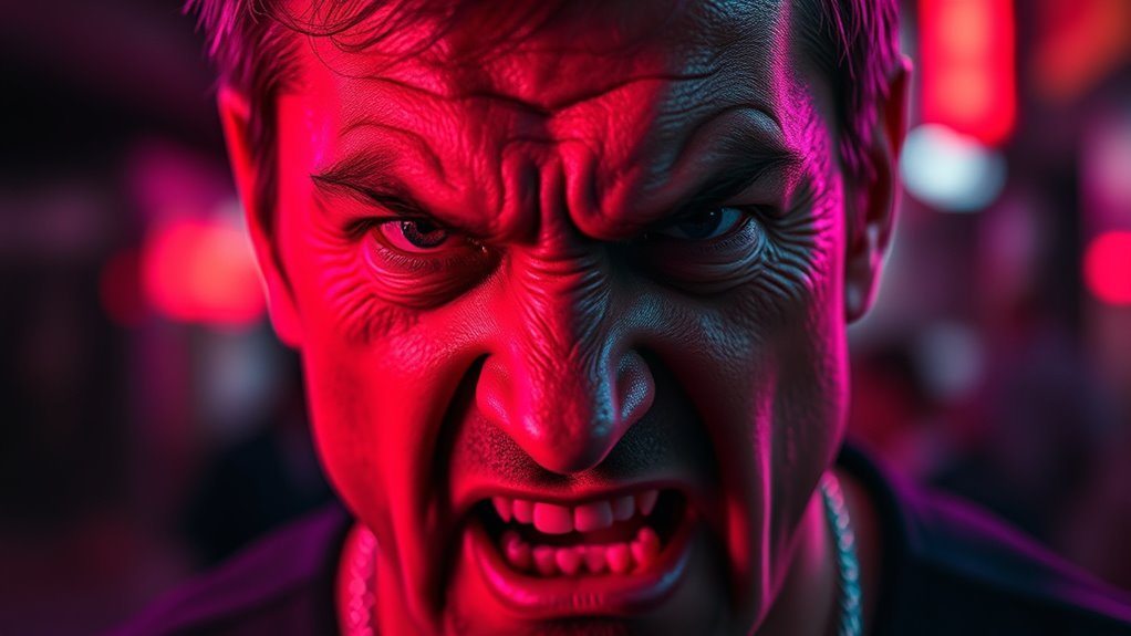 emoji signals anger or frustration