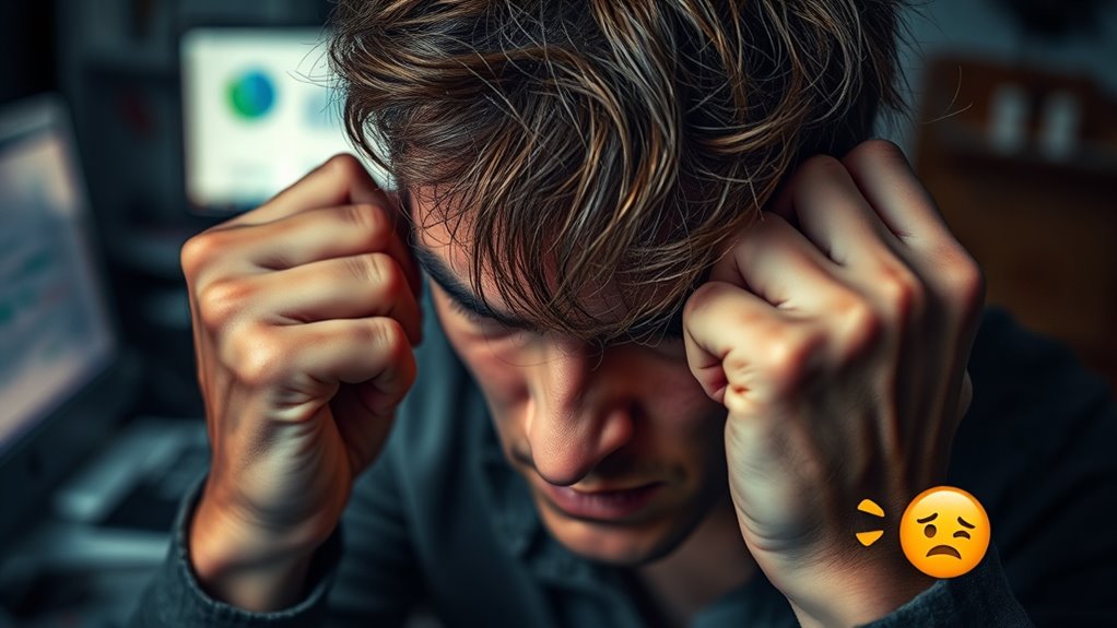 express frustration with emojis