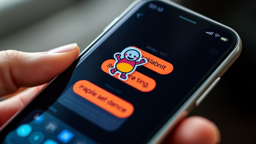 expresses excitement casually online