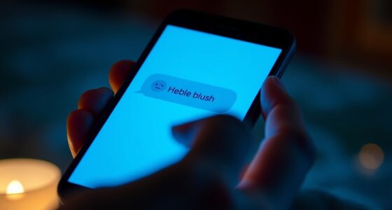 expressing flirty uncertainty over text