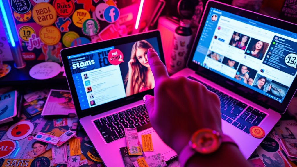 expressing passionate online fandom