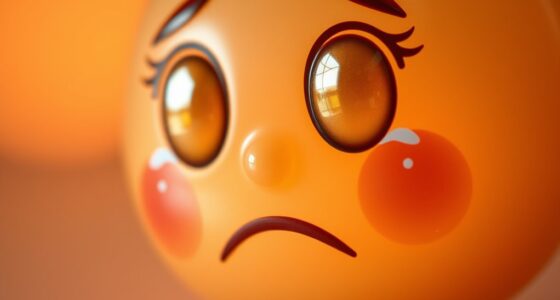 expressing sad or emotional feelings