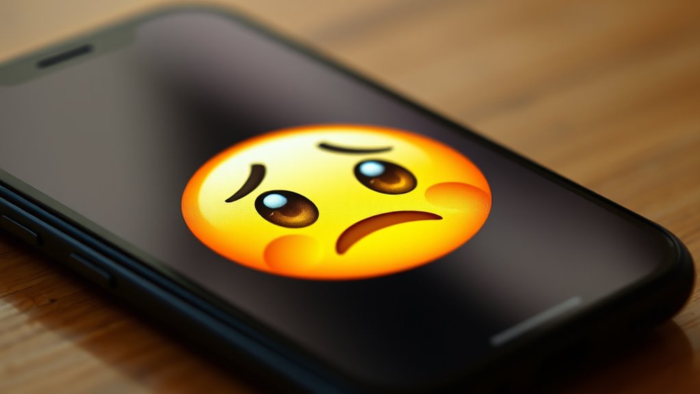 expressing sad or pleading emotion