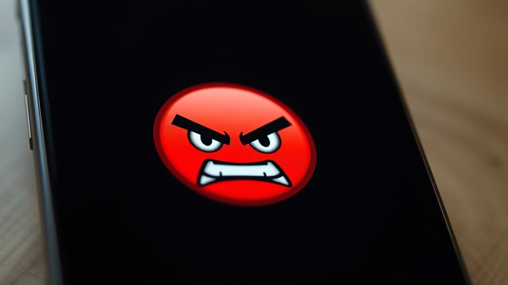 expressive angry emoji design