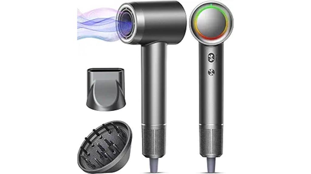 fast low noise hair dryer