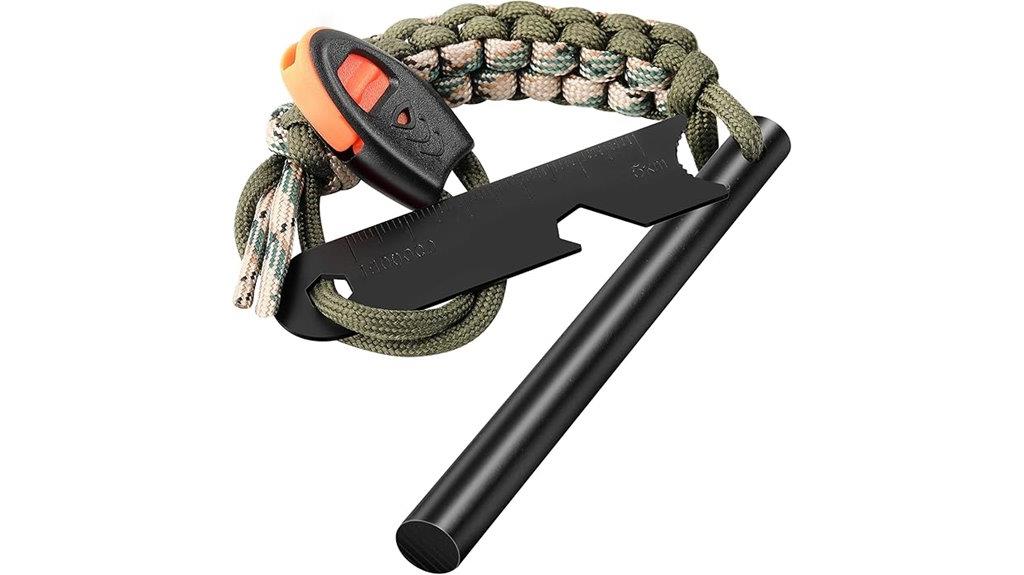 ferro rod paracord starter
