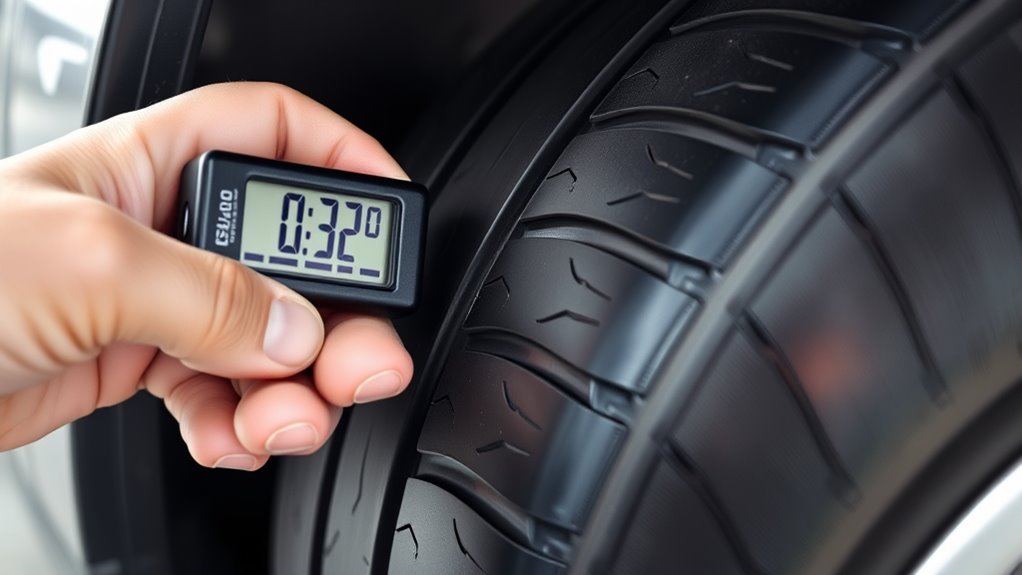 find tire pressure info