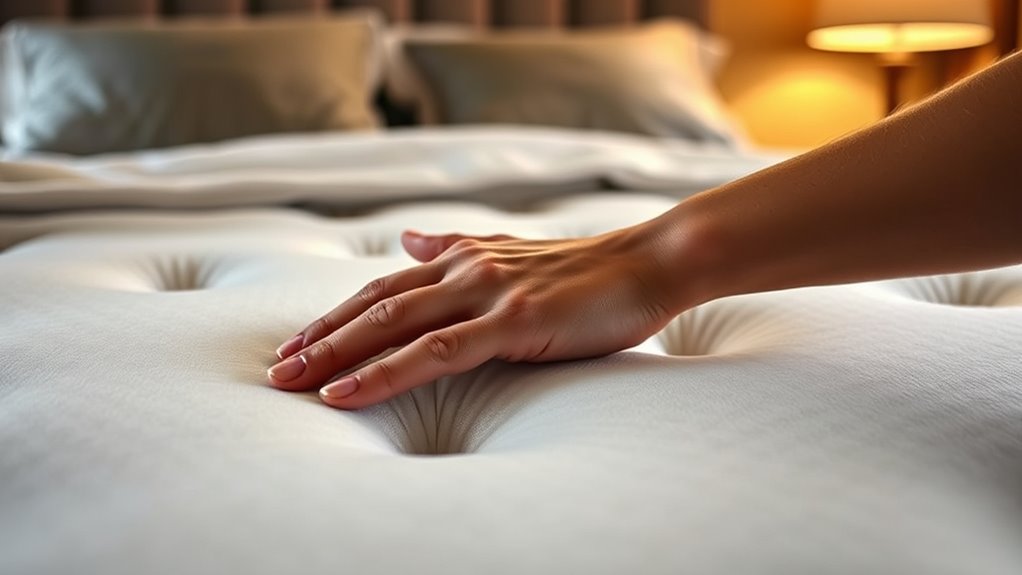 firmer support reduces discomfort