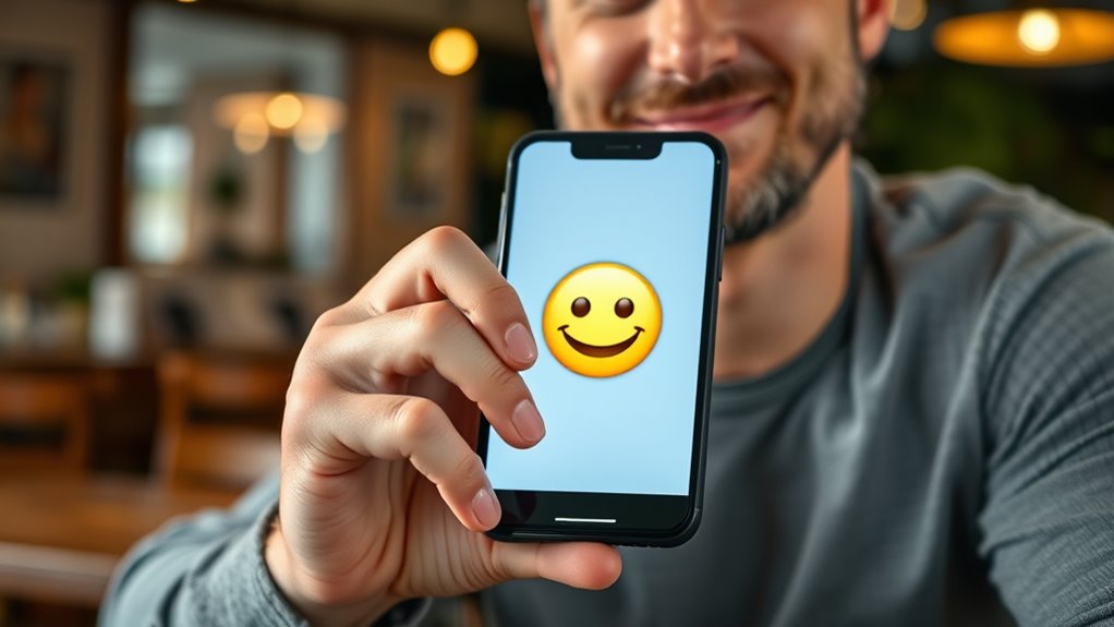 flirty emoji invites continued interaction