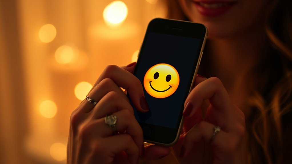 flirty mystery with emojis