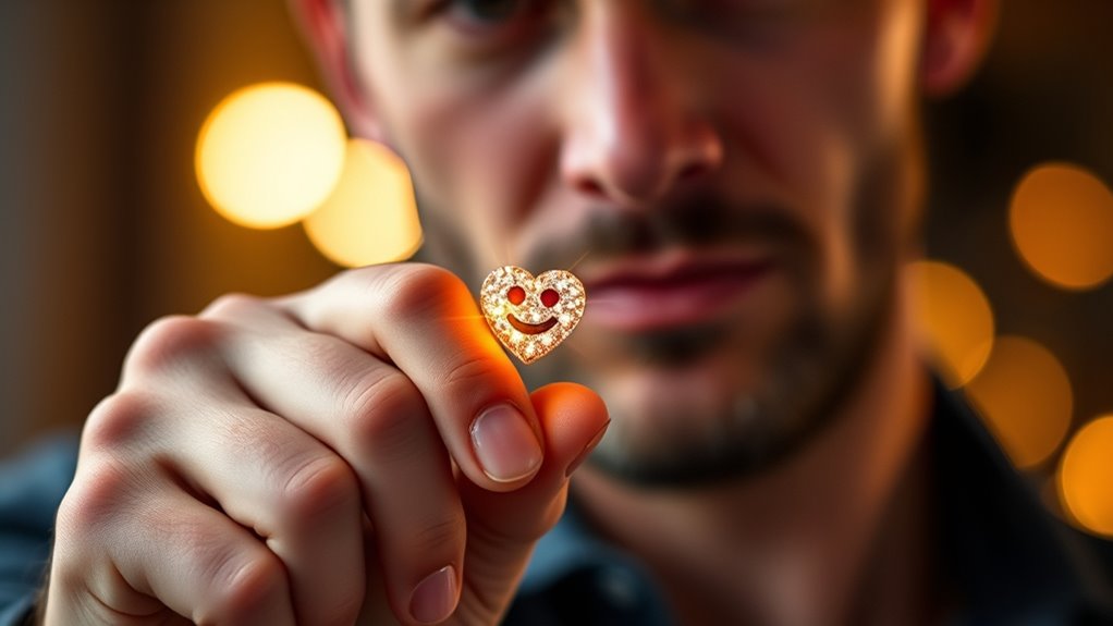 flirty sparkle emoji signals attraction