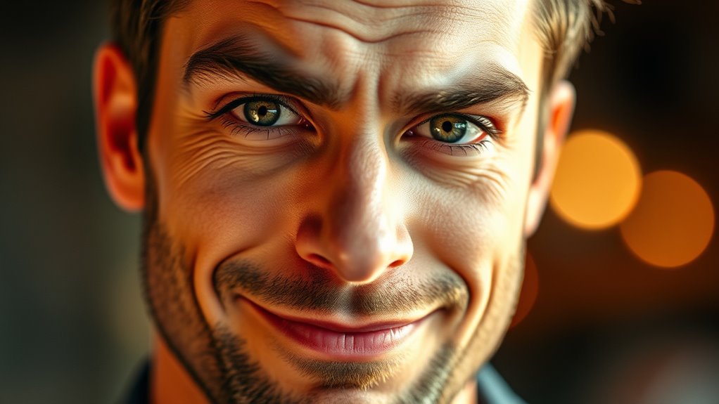 flirty suggestive playful expression