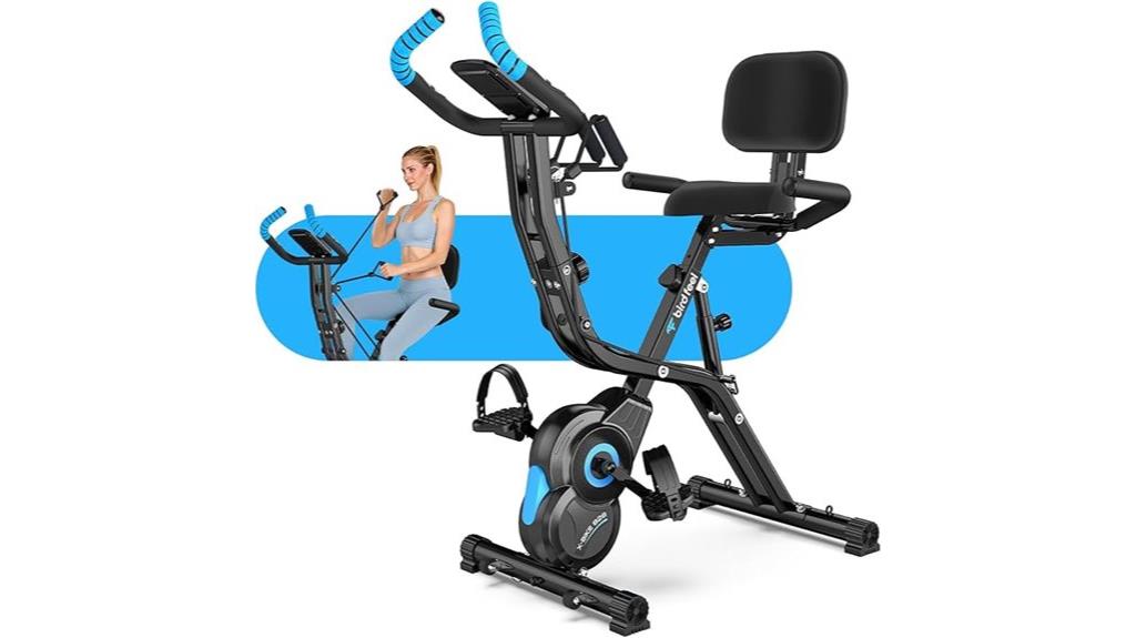 foldable bike with resistance