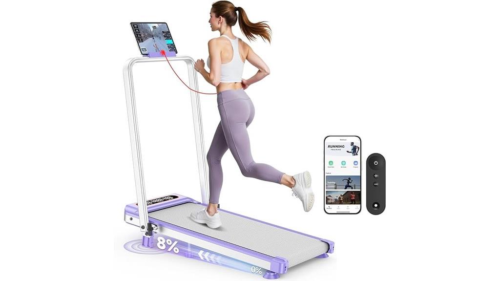 foldable smart incline treadmill
