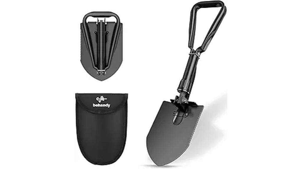 folding camping car shovel