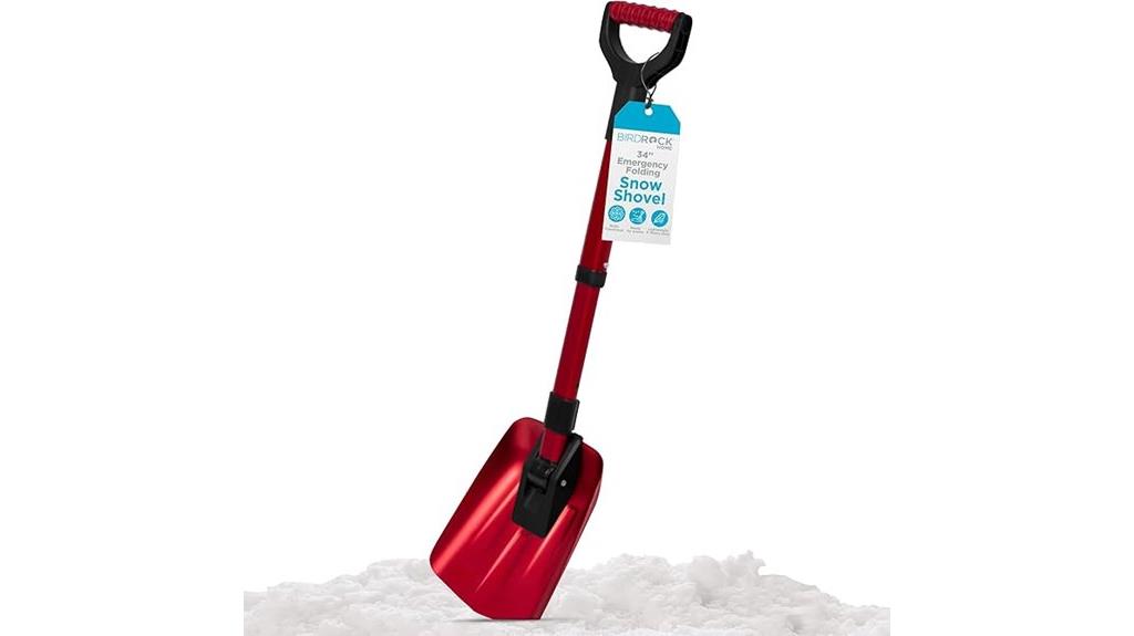 folding snow shovel tool