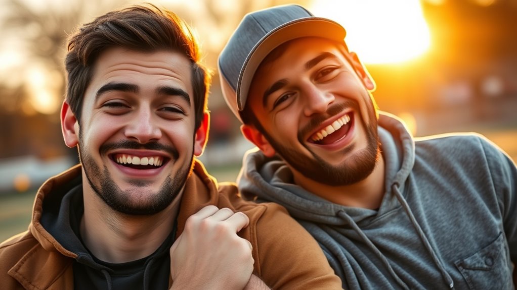 friendship through playful emojis