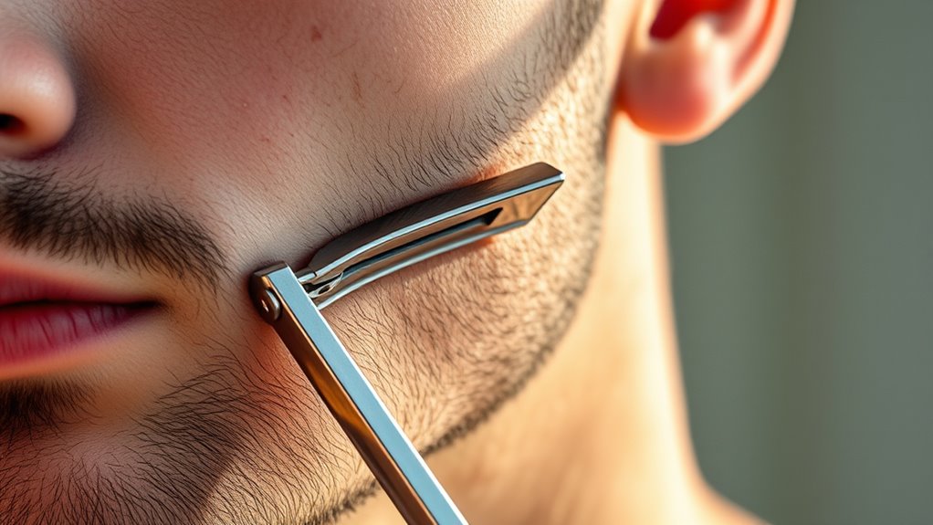 gentle prepared shaving routine