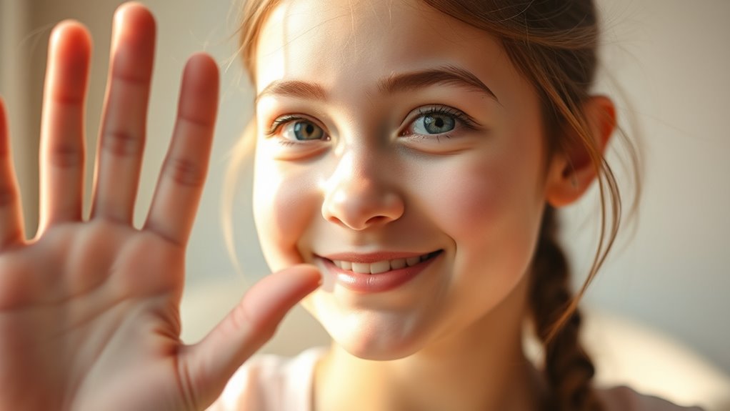 gentle reassurance through emojis