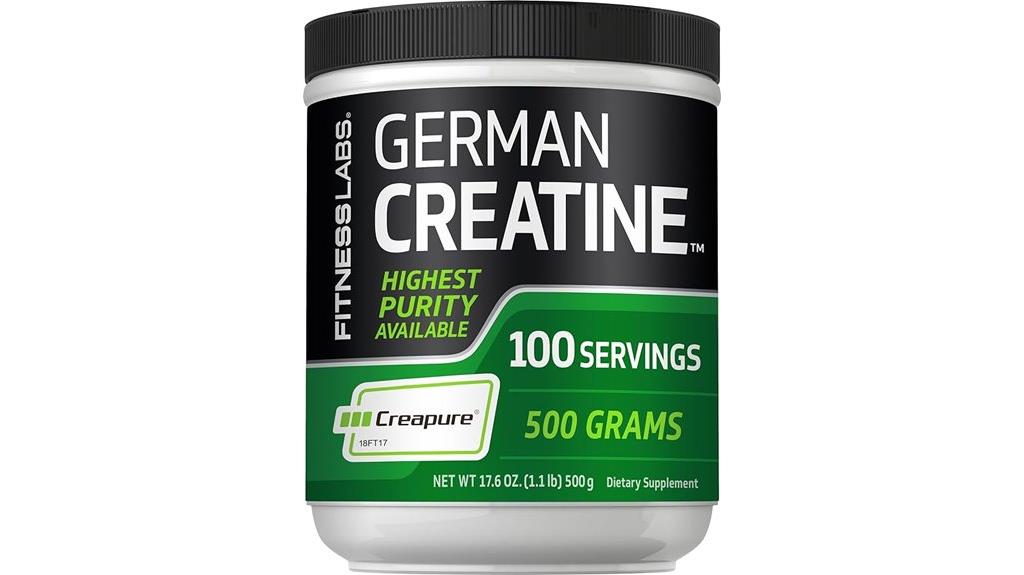 german creapure creatine powder