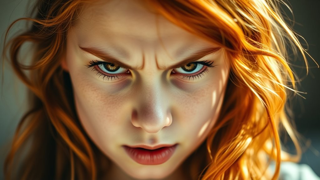 girl s angry face emoji