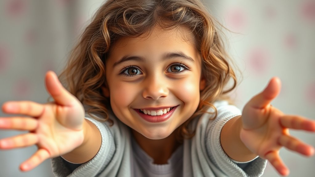 girl s friendly hug emoji