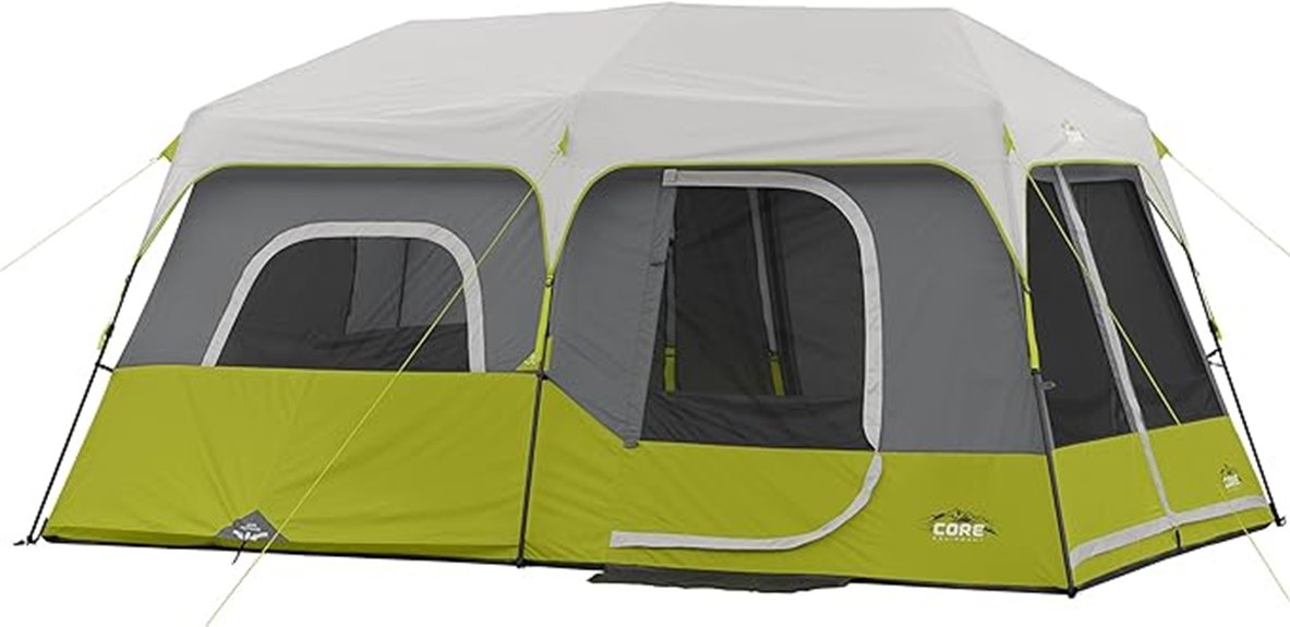 green 14x9 cabin tent