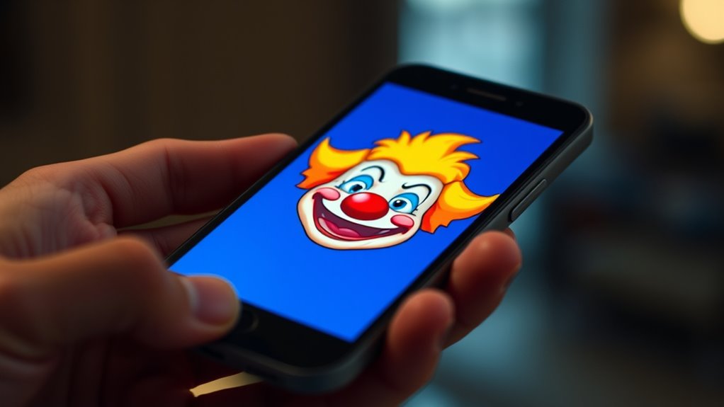 handle emojis with calmness