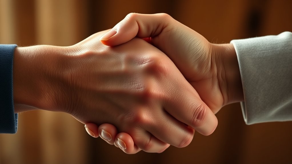 handshake symbol signifies agreement