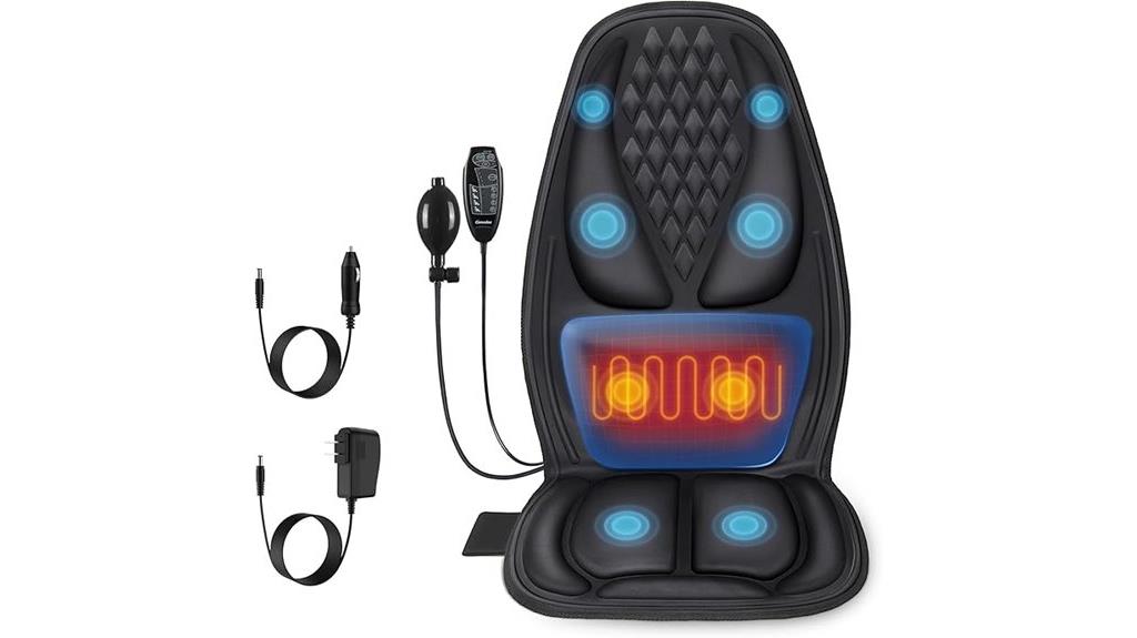 heated back massage cushion