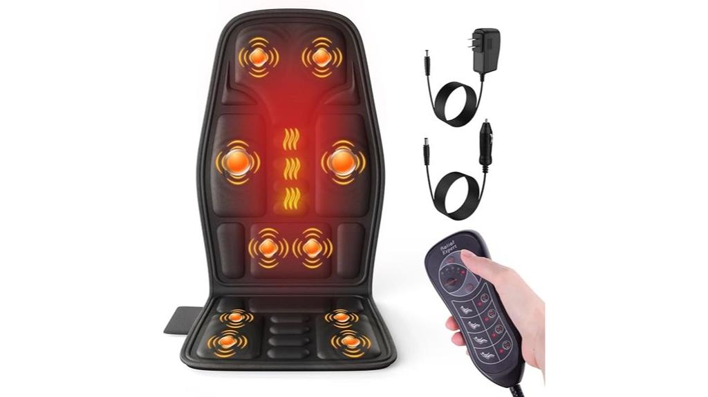 heated back massage device