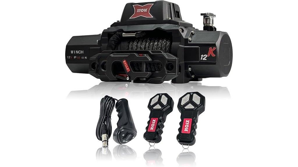 heavy duty wireless synthetic winch