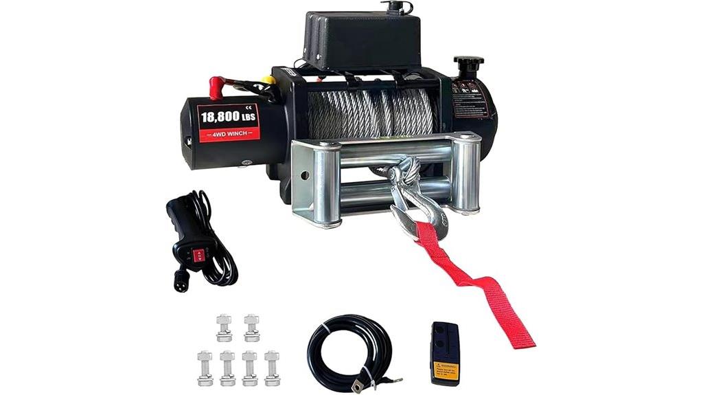 heavy duty wireless winch
