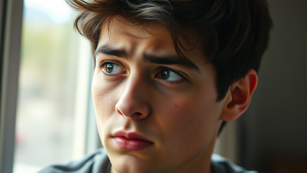 hesitation and emotional ambiguity