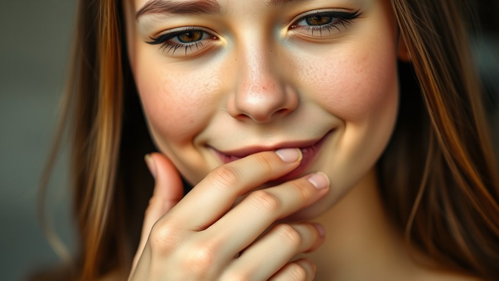 hesitation body language cues