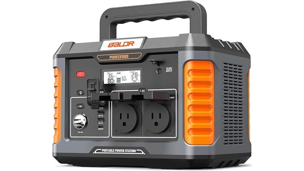 high capacity portable solar generator