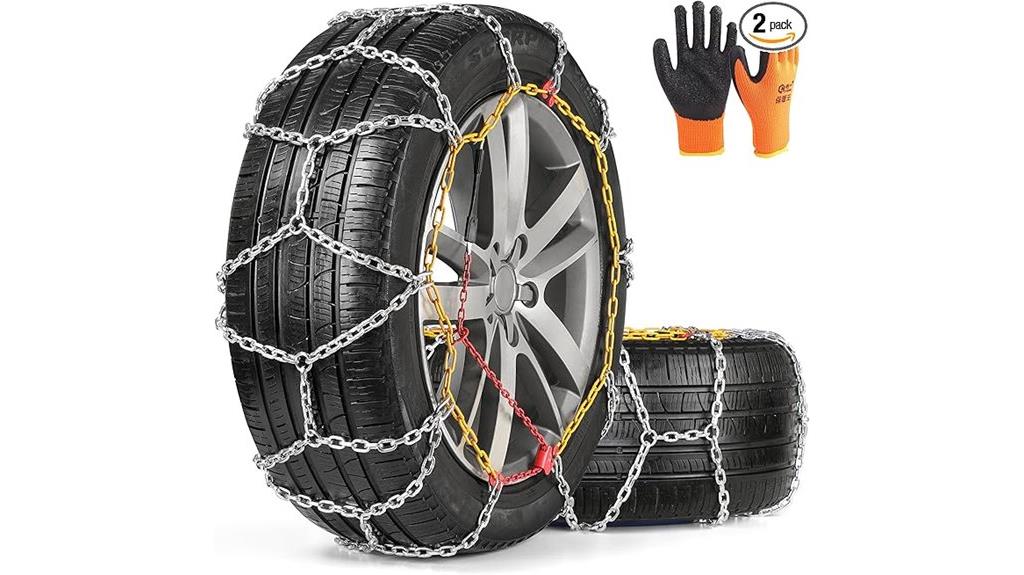 high carbon steel snow chains