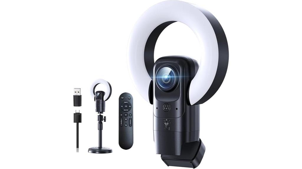 high resolution webcam with light