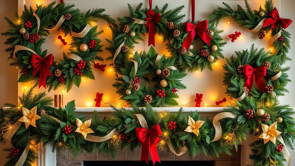 holiday mantel decorating ideas