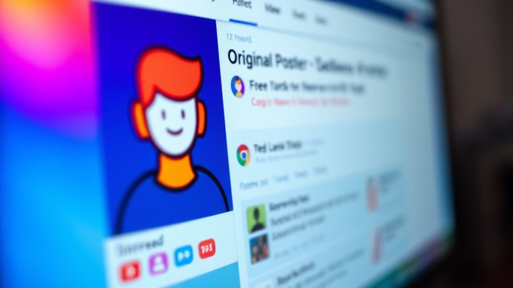 identify the original poster