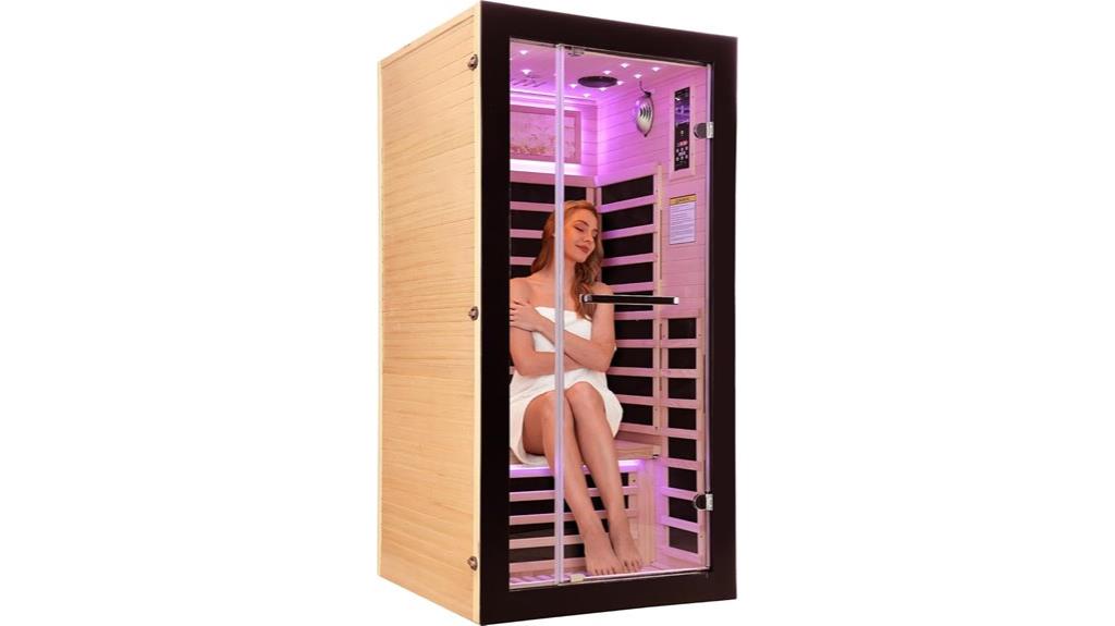 indoor infrared sauna features