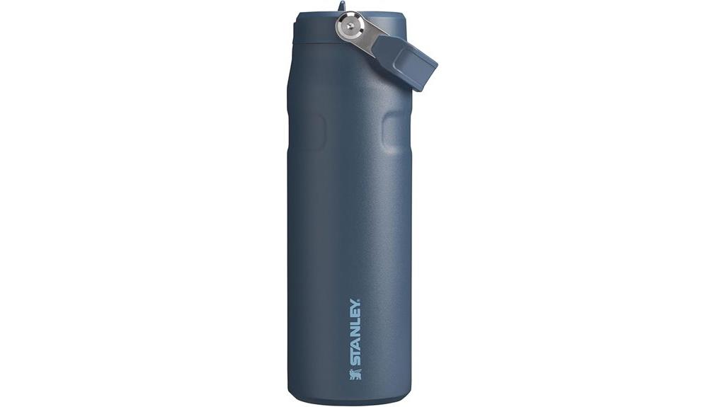 insulated flip straw bottle