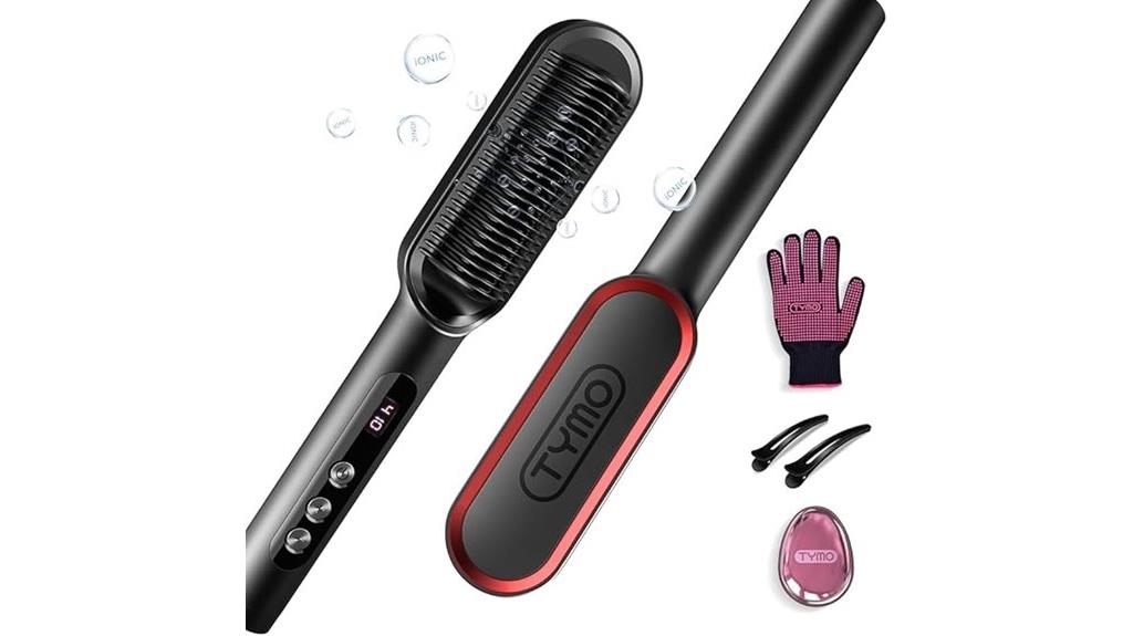 ionic hair straightening brush